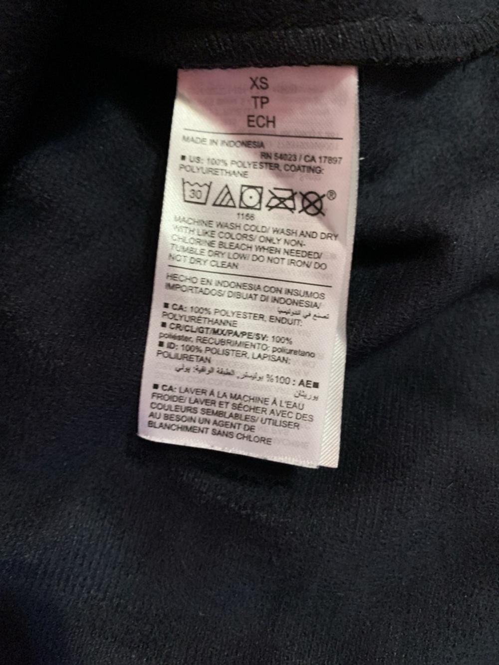 Old Navy Women’s Faux Leather Black Mini Skirt with Front Slit and Zipper XS - Picture 3 of 7
